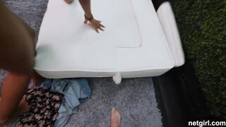 Sharing is Caring! Interracial FFM 69 during Casting