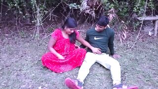 Indian Boy is fucking in jungle with a stranger.