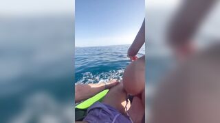 incredible fucking of my Brazilian friend on the jet ski Chris Diamond