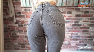Cunning Stepfather Fucked His Hot Naive Stepdaughter Through Ripped Jeans