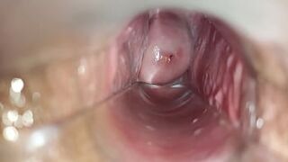 orgasm inside the vagina close-up