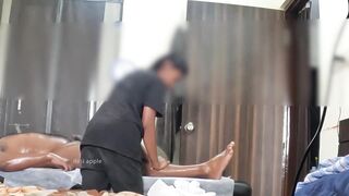 Hidden cam caught happy ending massage