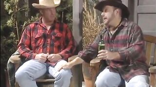 Whores getting their throats fucked in a blowbang