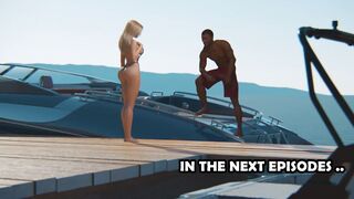 Hot animated cheating wife walks into wrong hotel room and fucks boss while husband is in next room