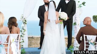 VIXENPLUS Stunning Bride Has First Anal Experience At Hotel Vixen