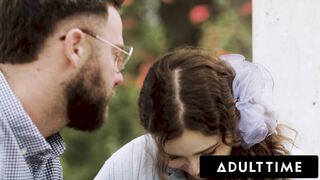 ADULT TIME - BIRTH: Pregnant Casey Calvert Water Breaks Catching Her BF Fucking Leana Lovings! PART3