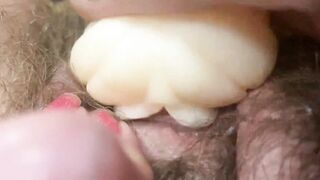 Hardcore clitoris orgasm extreme closeup vagina