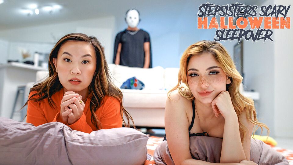 Kimmy Kimm & Demi Hawks - Stepsisters Scary Halloween Sleepover - S30:E5