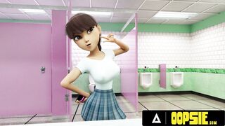 OOPSIE - Raunchy Futa Fuck-Fest With Massive Loads Of Cum During Gloryhole Fun! ANIMATED PORN!