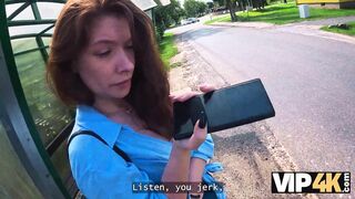 VIP4K. Babe showed her pierced natural tits and then it happened...