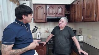 I thought my partner was gay, but he sleeps with the delivery girl when I go to pick up the money.